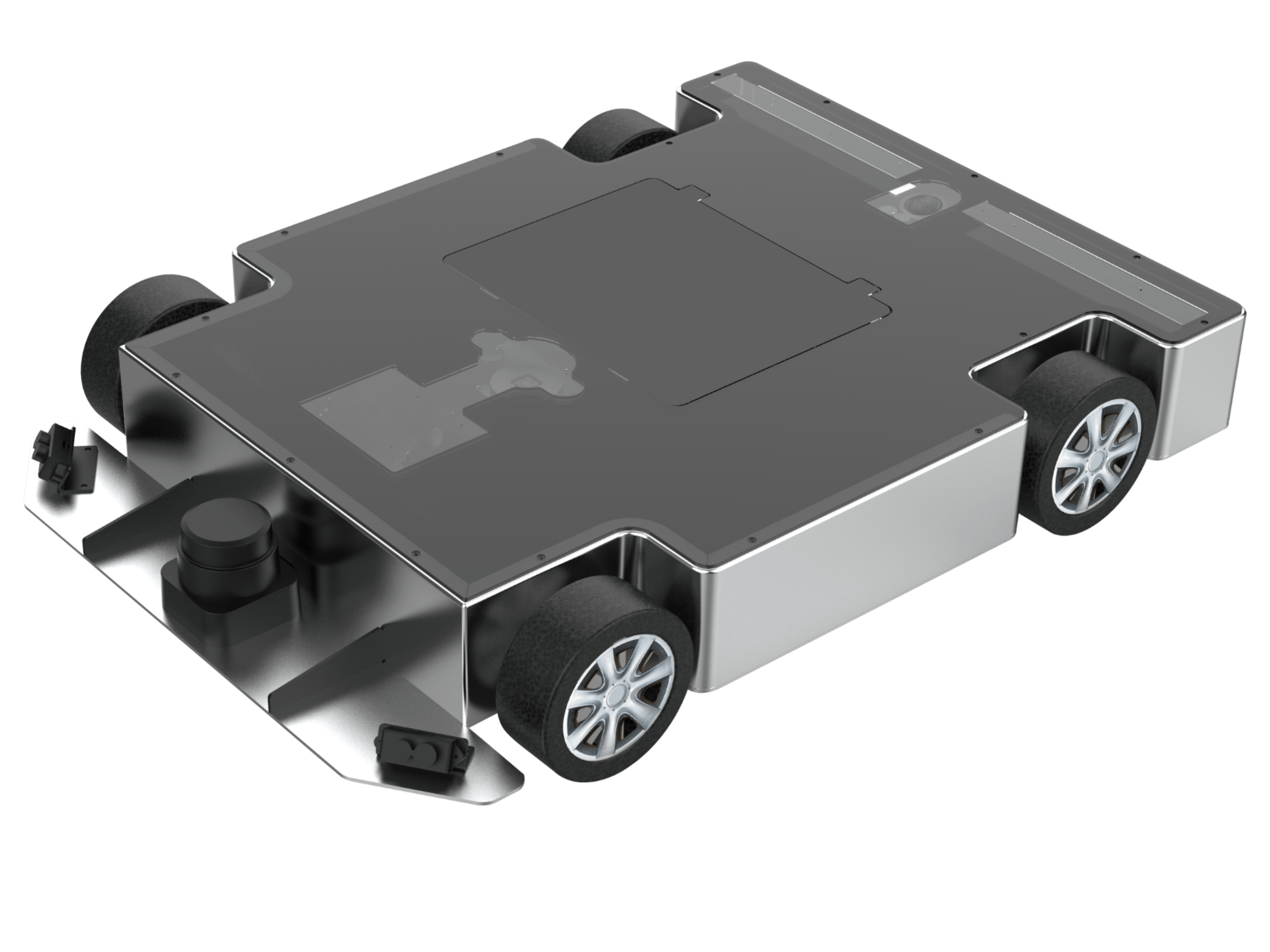 What is a vehicle underbody inspection robot