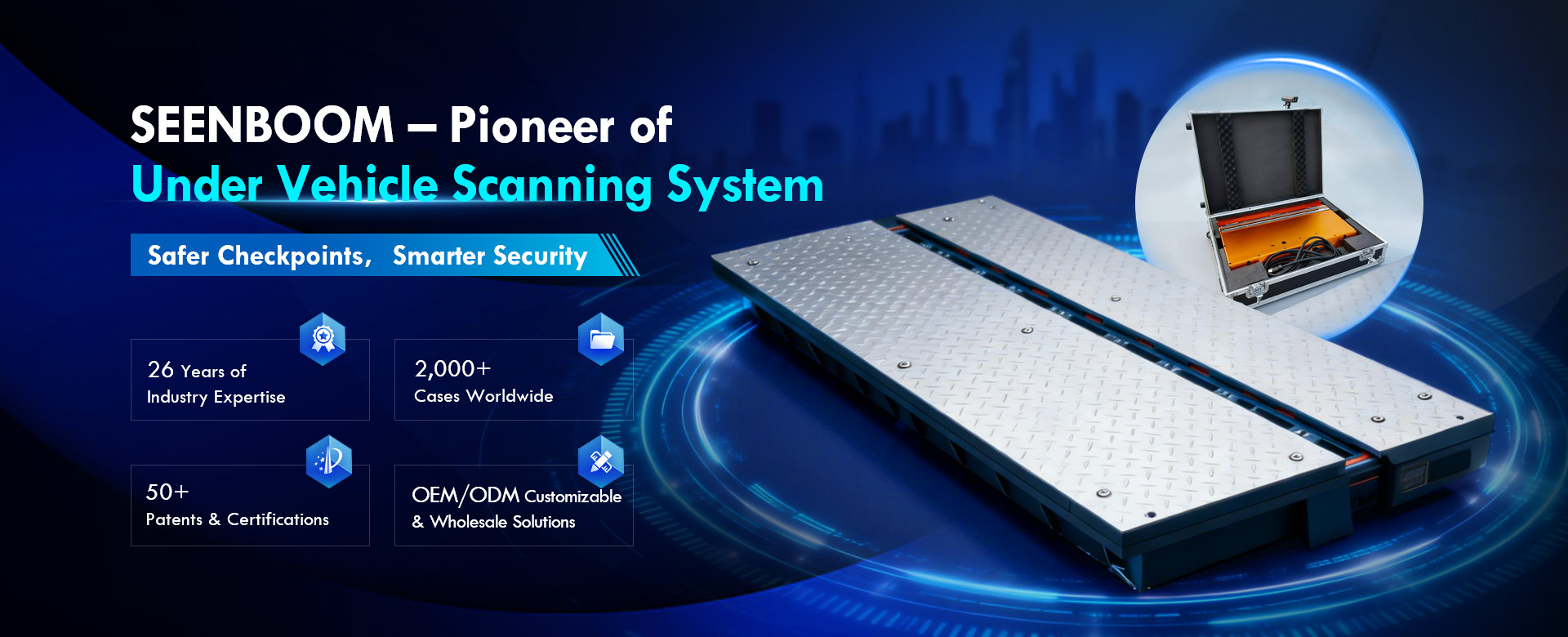 SEENBOOM - Pioneer of Under Vehicle Scanning System
