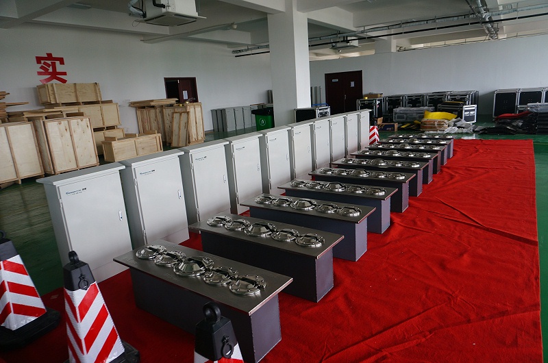 Fixed underbody scanning equipment