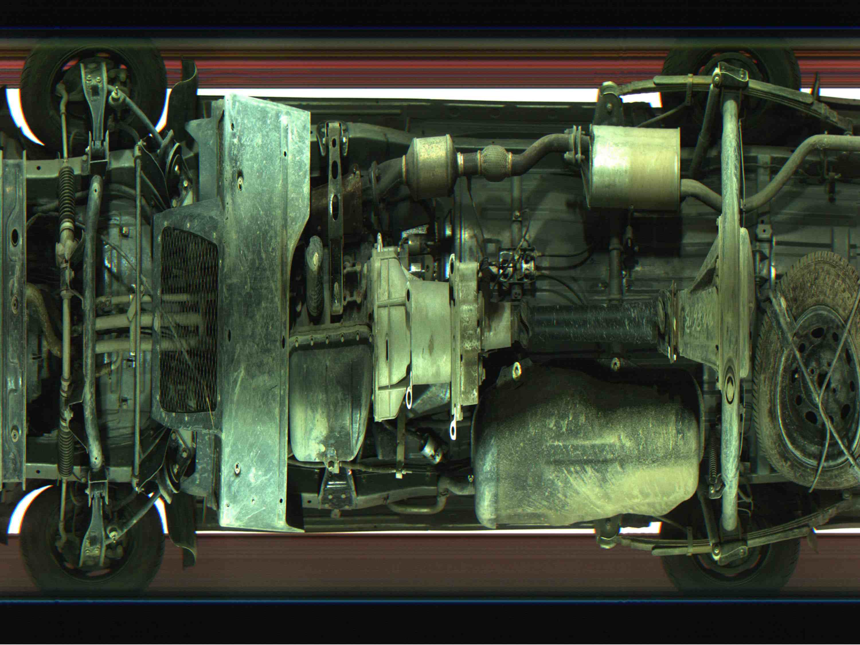 What is a vehicle underbody security inspection scanning system?