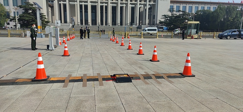 The 20th National Congress vehicle underbody scan