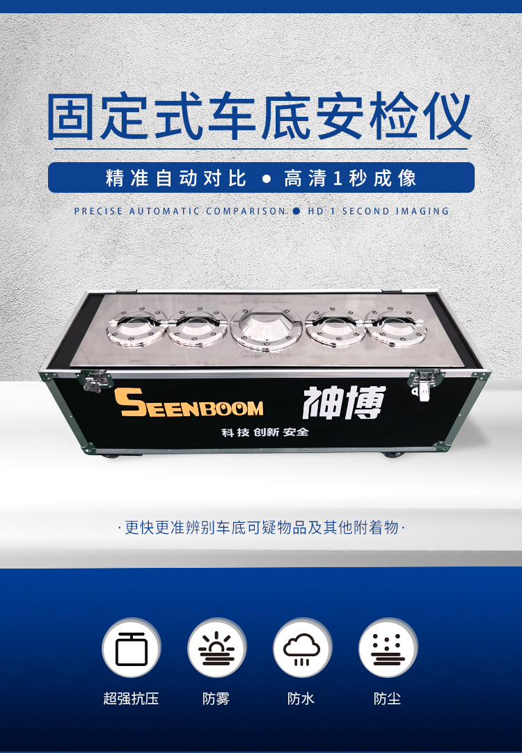 Security inspection equipment at Seenboom Airport