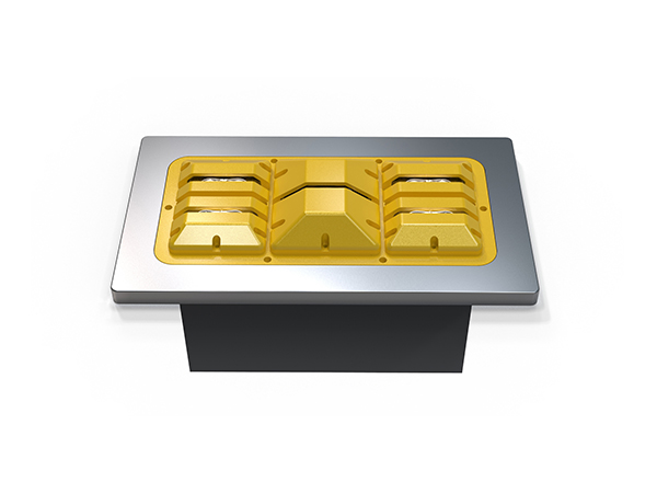 Hippopotamus mini-A vehicle underbody security inspection scanning system