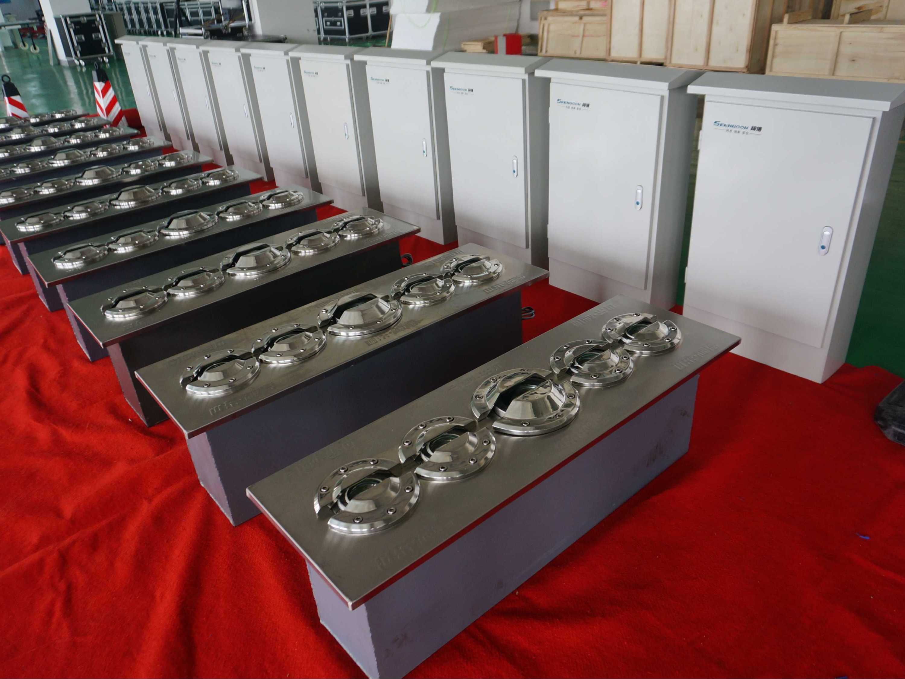 Fixed underbody scanning equipment