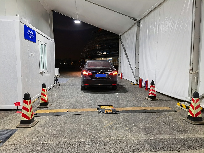 Seenboom vehicle underbody scanning equipment large-scale event case