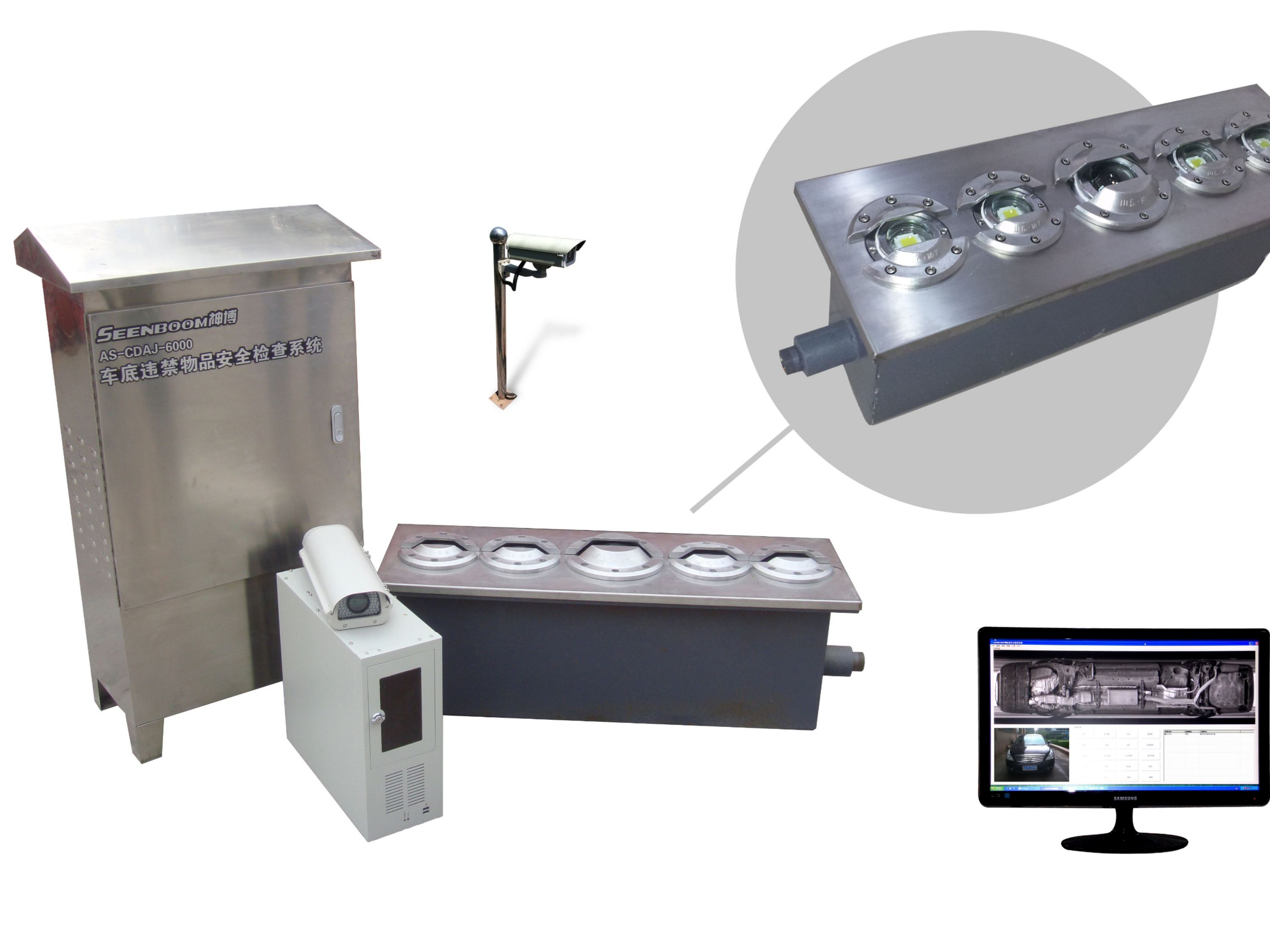 One trick to solve the problem of undercarriage security check